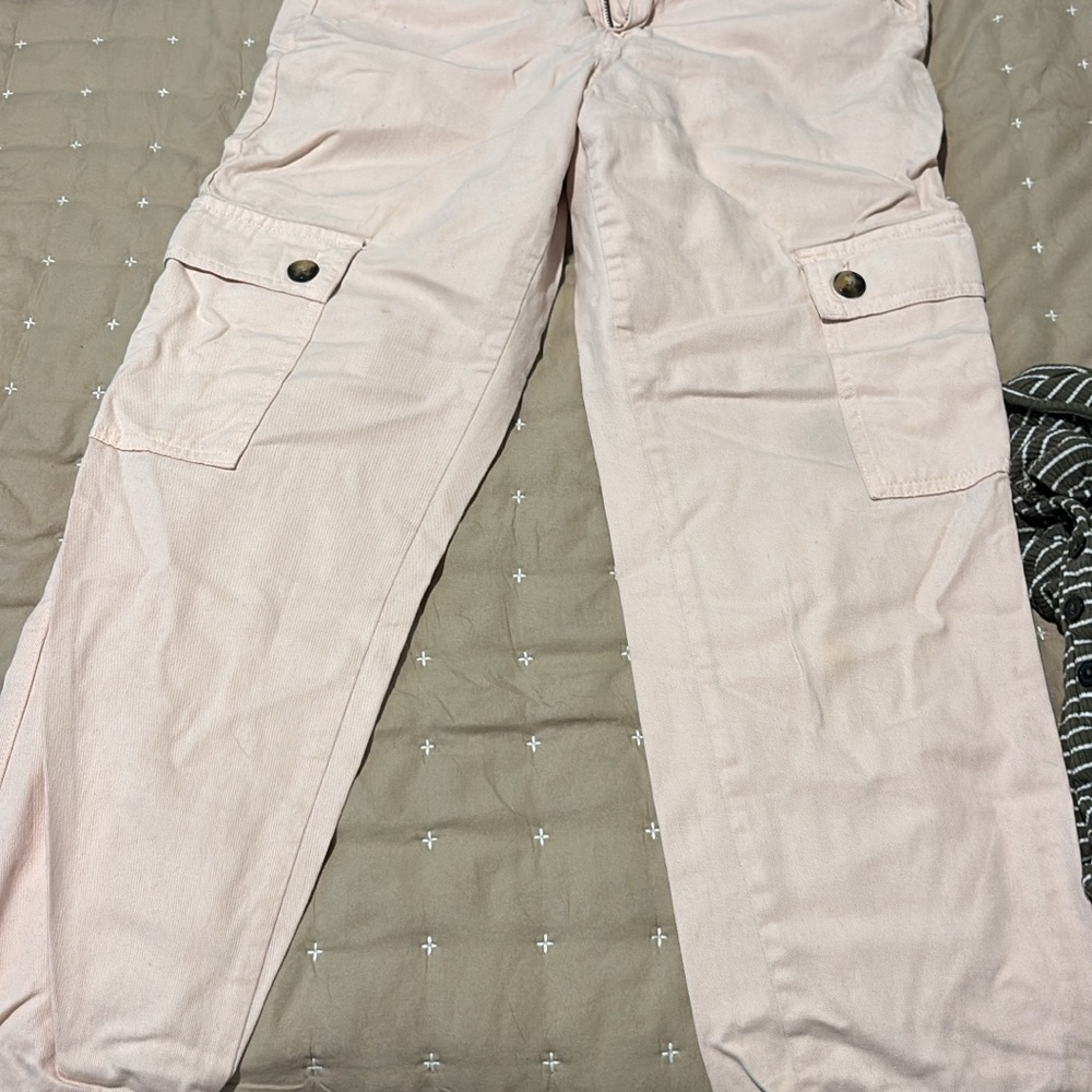 Pink Cargo Pants